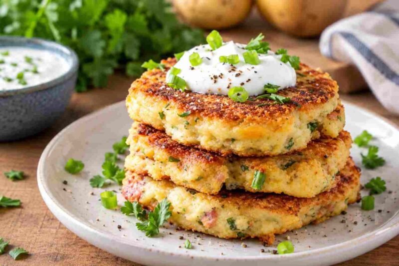 Leftover Mashed Potato Pancakes